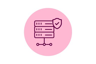 Güvenlik Ağı beşgeni, vektör, piksel mükemmel, illüstratör dosyası