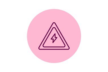 Enerji Kaydetme Voltajı beşgen, vektör, piksel mükemmel, illüstratör dosyası