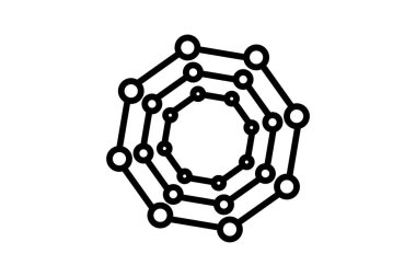 Grafik çizgi simgesi, vektör, piksel mükemmel, illüstratör dosyası