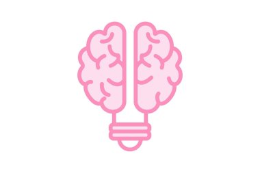 Fikir Oluşturma duoton çizgi simgesi, vektör, piksel mükemmel, illüstratör dosyası