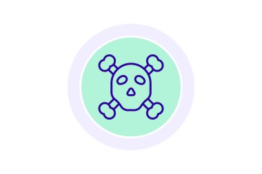 Tehlike renk çemberi simgesi, vektör, piksel mükemmel, illüstratör dosyası