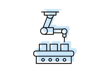 Ai Renk Gölgesi İnce Çizgisi simgesi, vektör, piksel mükemmel, illüstratör dosyası üretirken