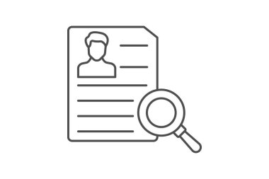 İnce çizgi simgesi, vektör, piksel mükemmel, illüstratör dosyası