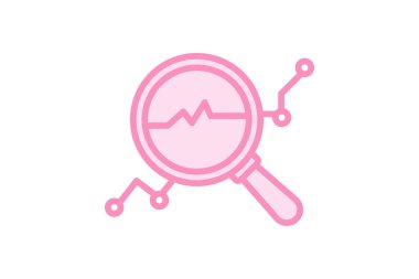 Anomali saptama duoton çizgi simgesi, vektör, piksel mükemmel, illüstratör dosyası