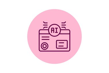 Ai Kontrol pentaglow, vektör, piksel mükemmel, illüstratör dosyası