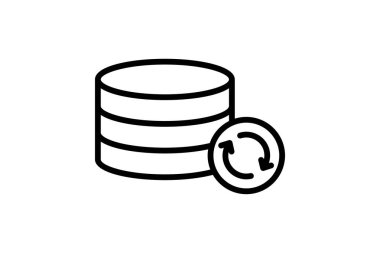 Veri Önişleme Satırı simgesi, vektör, piksel mükemmel, illüstratör dosyası