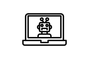 Yardımcı satır simgesi, vektör, piksel mükemmel, illüstratör dosyasını destekle