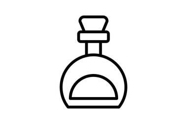 Lezzet çizgisi simgesi, vektör, piksel mükemmel, illüstratör dosyası iç