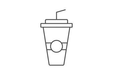 İnce çizgi simgesi, vektör, piksel mükemmel, illüstratör dosyası iç