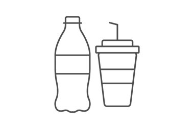 İçecek inceltici simge, vektör, piksel mükemmel, illüstratör dosyası iç