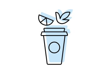 Gıda Sağlığı Rengi Gölgesi İnce Çizgisi simgesi, vektör, piksel mükemmel, illüstratör dosyası