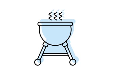 Süt kavanozu renk gölge ince çizgi simgesi, vektör, piksel mükemmel, illüstratör dosyası