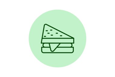 Sandviç pentaglow, vektör, piksel mükemmel, illüstratör dosyası