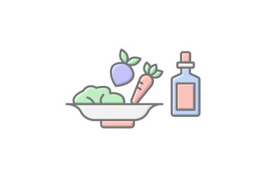 İç Sıcaklık doğrusal renk simgesi, vektör, piksel mükemmel, illüstratör dosyası