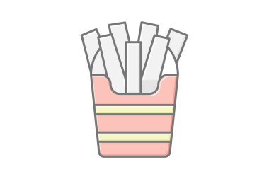 Gıda ve İçecek Eşleştirme renk simgesi, vektör, piksel mükemmel, illüstratör dosyası