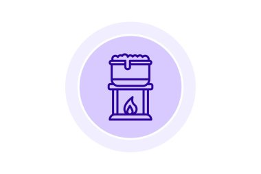 Tarif renk çemberi simgesi, vektör, piksel mükemmel, illüstratör dosyası iç