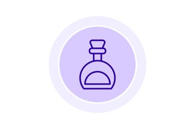 Lezzet renk çemberi simgesi, vektör, piksel mükemmel, illüstratör dosyası iç