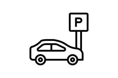 Çalışan Suitcase satır simgesi, vektör, piksel mükemmel, illüstratör dosyası