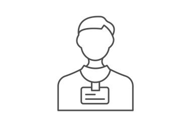 Ofis Kutlama İnce Çizgisi simgesi, vektör, piksel mükemmel, illüstratör dosyası