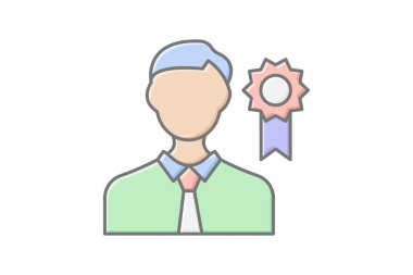 Sağlık Tasarruf Hesabı çizgisel renk simgesi, vektör, piksel mükemmel, illüstratör dosyası