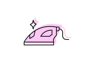 Demir rengi gölge ince çizgi simgesi, vektör, piksel mükemmel, illüstratör dosyası