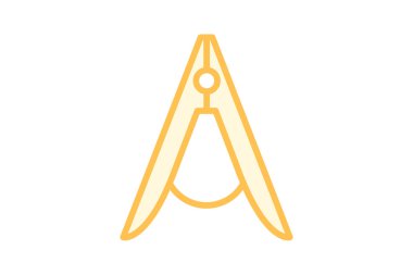 Clothespin Duotone Hattı simgesi