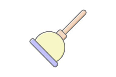 Pompalama doğrusal renk simgesi, vektör, piksel mükemmel, illüstratör dosyası