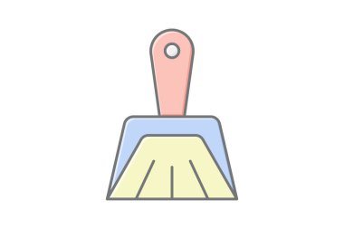 Faraş doğrusal renk simgesi, vektör, piksel mükemmel, illüstratör dosyası