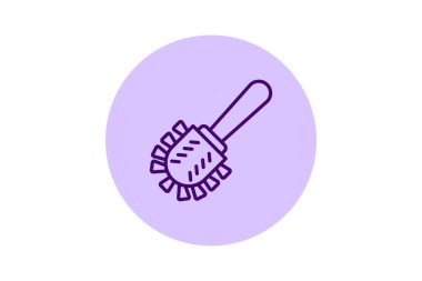 Tuvalet temizleme pentaglow, vektör, piksel mükemmel, illüstratör dosyası