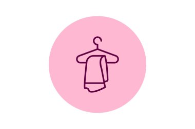 Askı havlusu pentaglow, vektör, piksel mükemmel, illüstratör dosyası