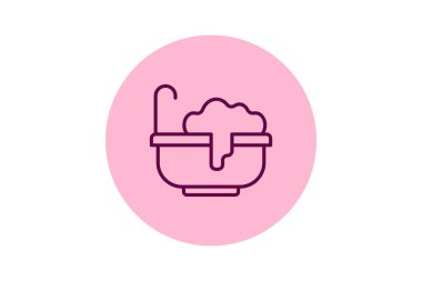 Küvet beşgeni, vektör, piksel mükemmel, illüstratör dosyası