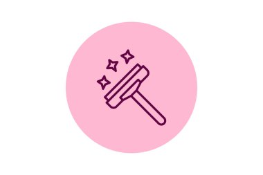 Lastik sileceği beşgen, vektör, piksel mükemmel, illüstratör dosyası