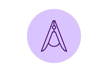 Clothespin pentaglow, vektör, piksel mükemmel, illüstratör dosyası