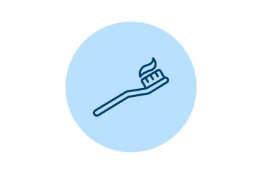 Diş fırçası pentaglow, vektör, piksel mükemmel, illüstratör dosyası