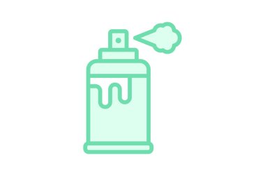 Sprey duotone çizgi simgesi, vektör, piksel mükemmel, illüstratör dosyası