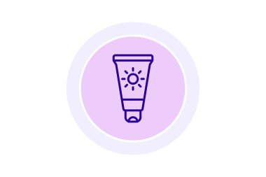 UV Savunma renk çemberi simgesi, vektör, piksel mükemmel, illüstratör dosyası