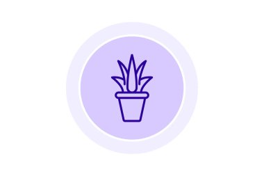 Aloe Vera gel renk çemberi simgesi, vektör, piksel mükemmel, illüstratör dosyası