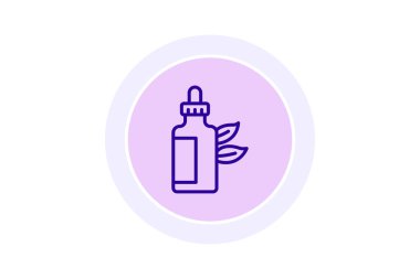 Doğal Yağ renk çemberi simgesi, vektör, piksel mükemmel, illüstratör dosyası