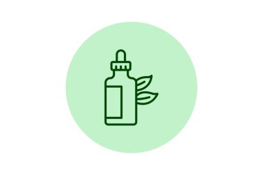 Doğal Yağ beşgeni, vektör, piksel mükemmel, illüstratör dosyası