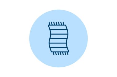 Plaj havlusu pentaglow, vektör, piksel mükemmel, illüstratör dosyası