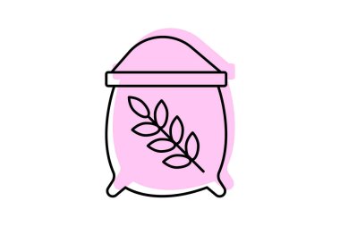 Un rengi gölge ince çizgi simgesi, vektör, piksel mükemmel, illüstratör dosyası