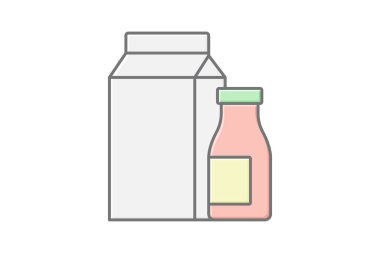 Süt Paketi doğrusal renk simgesi, vektör, piksel mükemmel, illüstratör dosyası