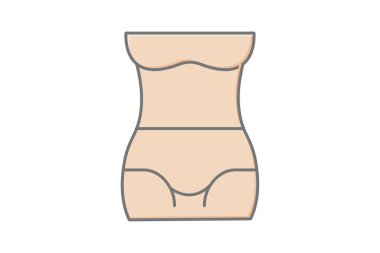 Metabolizma doğrusal renk simgesi, vektör, piksel mükemmel, illüstratör dosyası