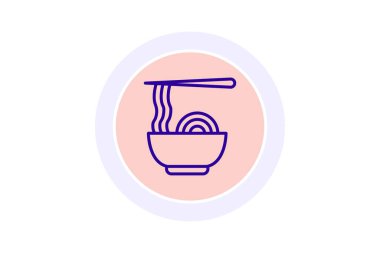 Erişte renk çemberi simgesi, vektör, piksel mükemmel, illüstratör dosyası