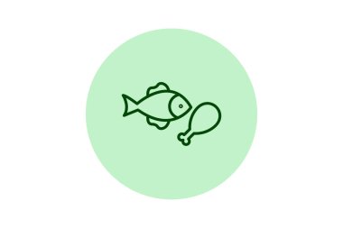 Diyet Beslenme beşgeni, vektör, piksel mükemmel, illüstratör dosyası