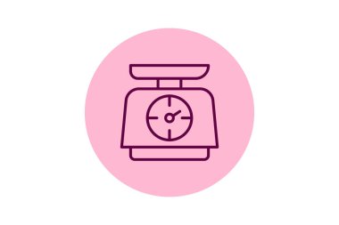 Ağırlık Ölçekleme beşgeni, vektör, piksel mükemmel, illüstratör dosyası