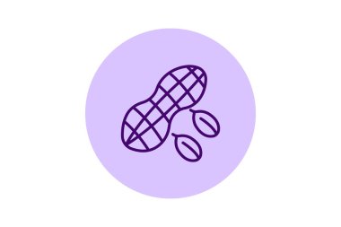 Peanut pentaglow, vektör, piksel mükemmel, illüstratör dosyası