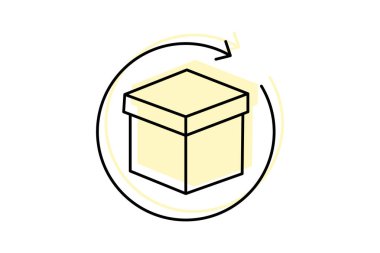 Ürün Renk Gölgesi İnce Çizgisi simgesi, vektör, piksel mükemmel, illüstratör dosyası