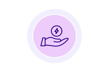 Enerji Verimliliği renk çemberi simgesi, vektör, piksel mükemmel, illüstratör dosyası