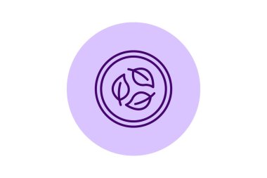 Biyolojik ayrıştırılabilir pentaglow, vektör, piksel mükemmel, illüstratör dosyası